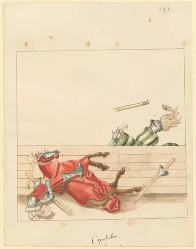 Italian Joust of Peace, by German 16th Century