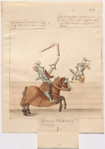 Italian Joust of Peace, by German 16th Century