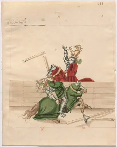 Italian Joust of Peace, by German 16th Century