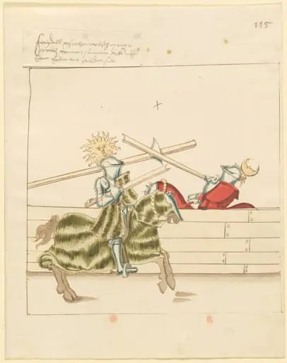 Italian Joust of Peace, by German 16th Century