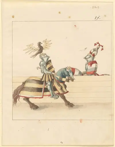 Italian Joust of Peace, by German 16th Century