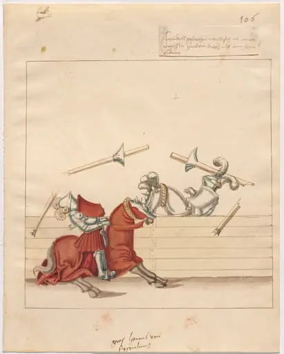 Italian Joust of Peace, by German 16th Century