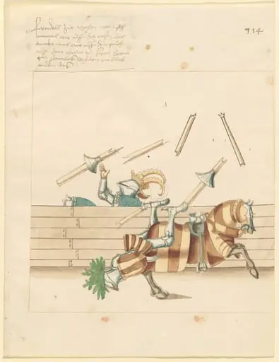 Italian Joust of Peace, by German 16th Century