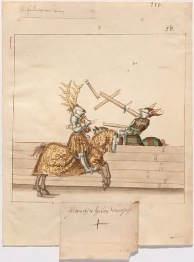 Italian Joust of Peace, by German 16th Century