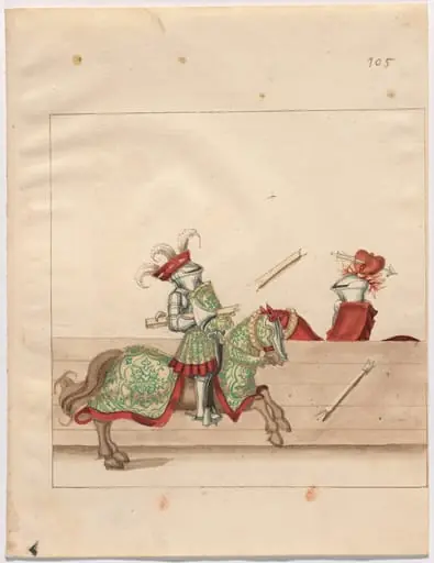 Italian Joust of Peace, by German 16th Century