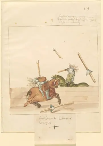 Italian Joust of Peace, by German 16th Century