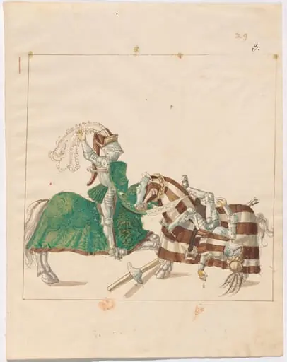 Joust of Peace in Leg Armor, by German 16th Century