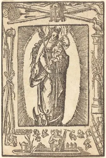Madonna and Child, by German 16th Century