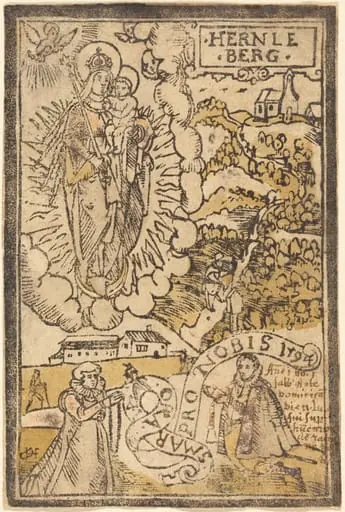 Madonna of the Hernleberg, by German 16th Century