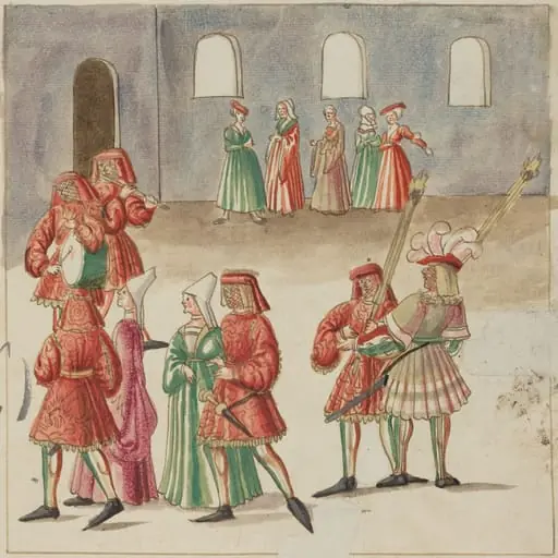 Masquerade, by German 16th Century