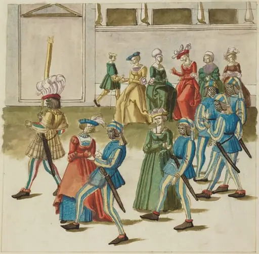 Masquerade, by German 16th Century