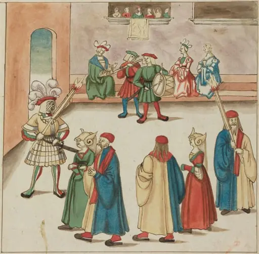 Masquerade, by German 16th Century