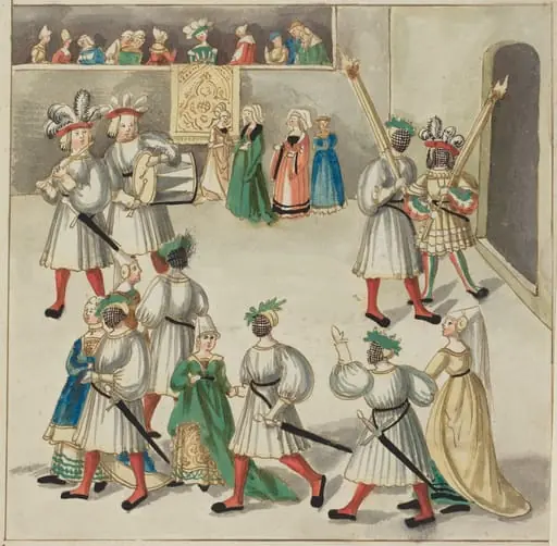 Masquerade, by German 16th Century