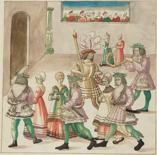 Masquerade, by German 16th Century