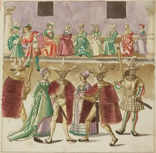 Masquerade, by German 16th Century
