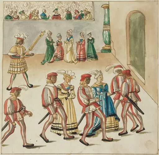 Masquerade, by German 16th Century