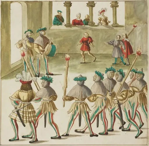 Masquerade, by German 16th Century