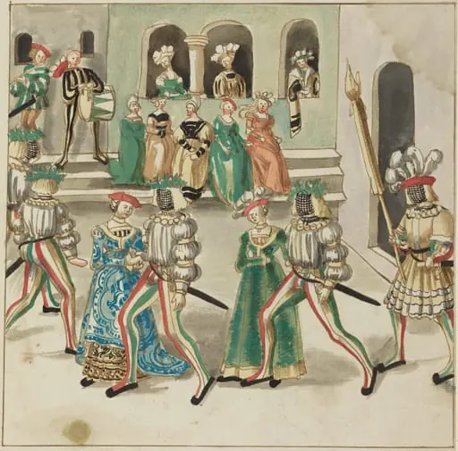 Masquerade, by German 16th Century