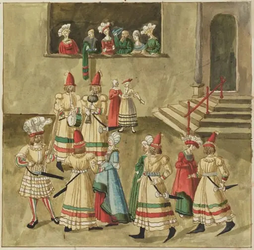 Masquerade, by German 16th Century