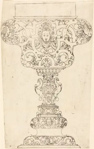 Ornament - Large Goblet, by German 16th Century