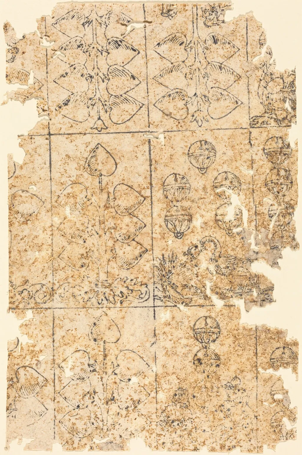 Playing Card, by German 16th Century, ink, 1550