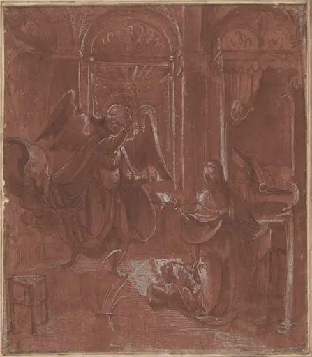 The Annunciation, by German 16th Century