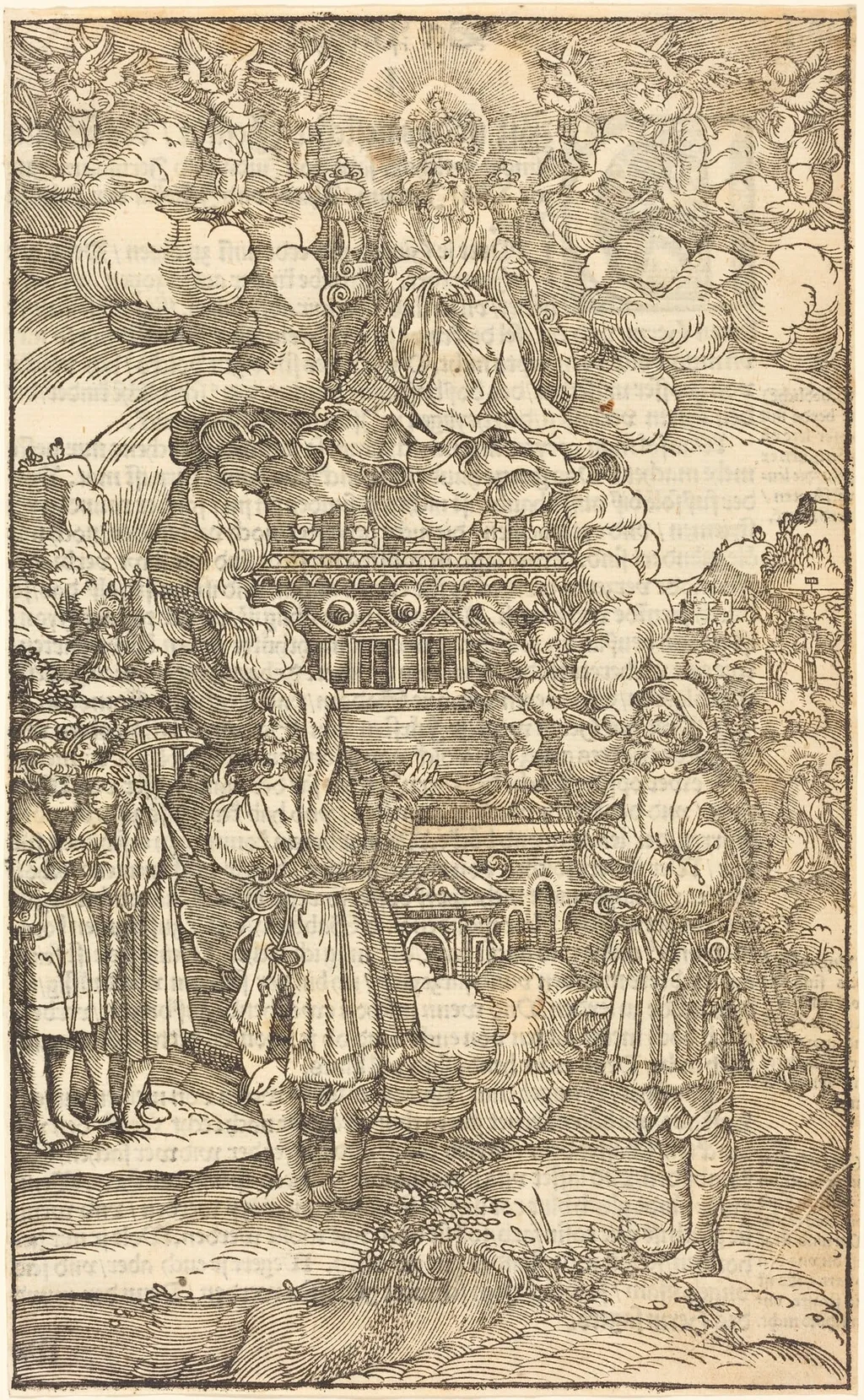 The Apocalypse, by German 16th Century, ink, 1550