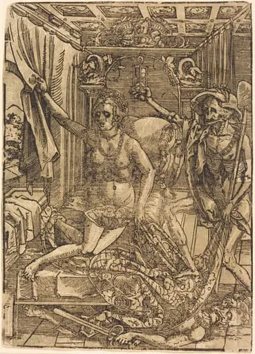 The Hour of Death, by German 16th Century