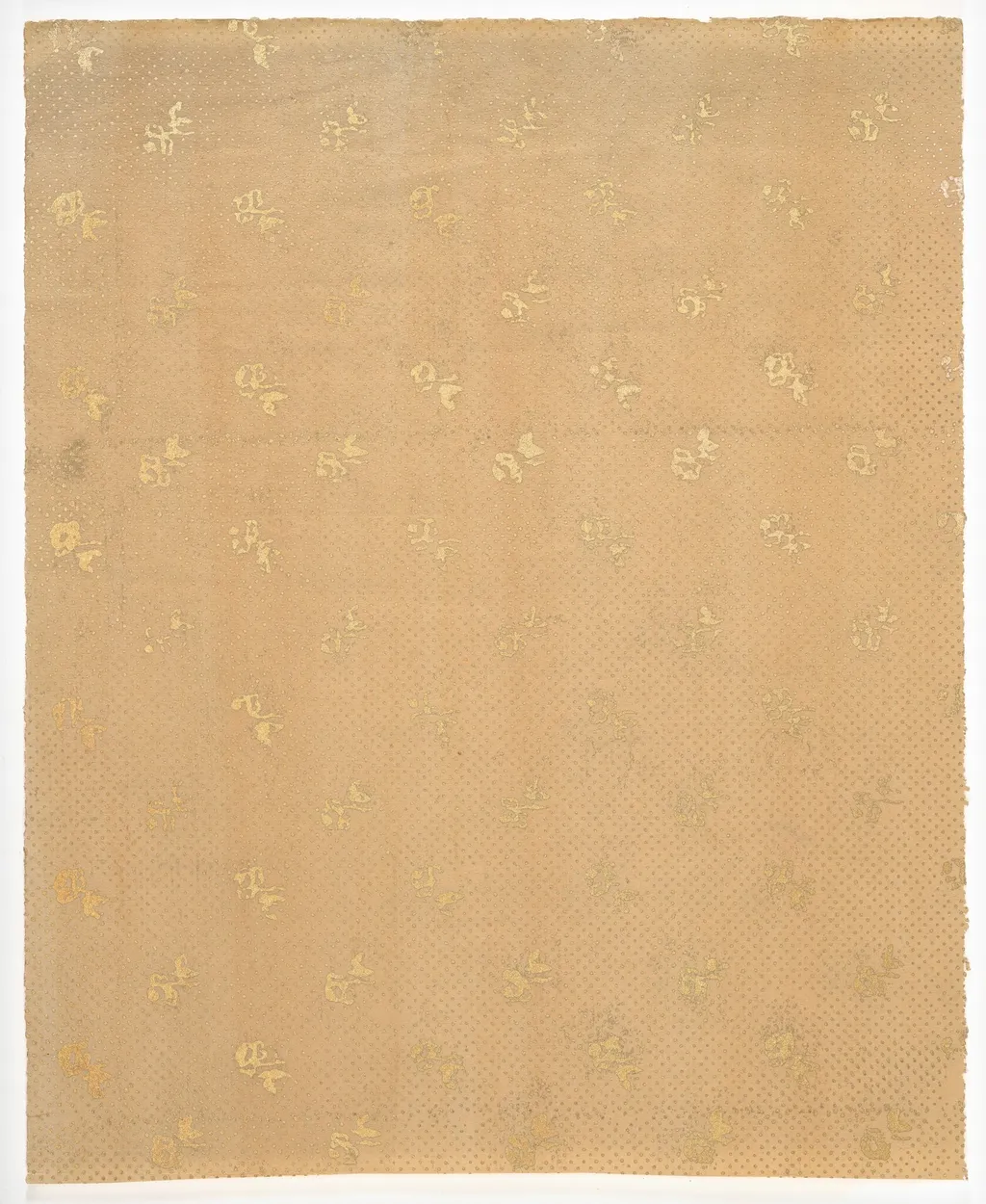 Endpaper, by German 19th Century, ink, 1850