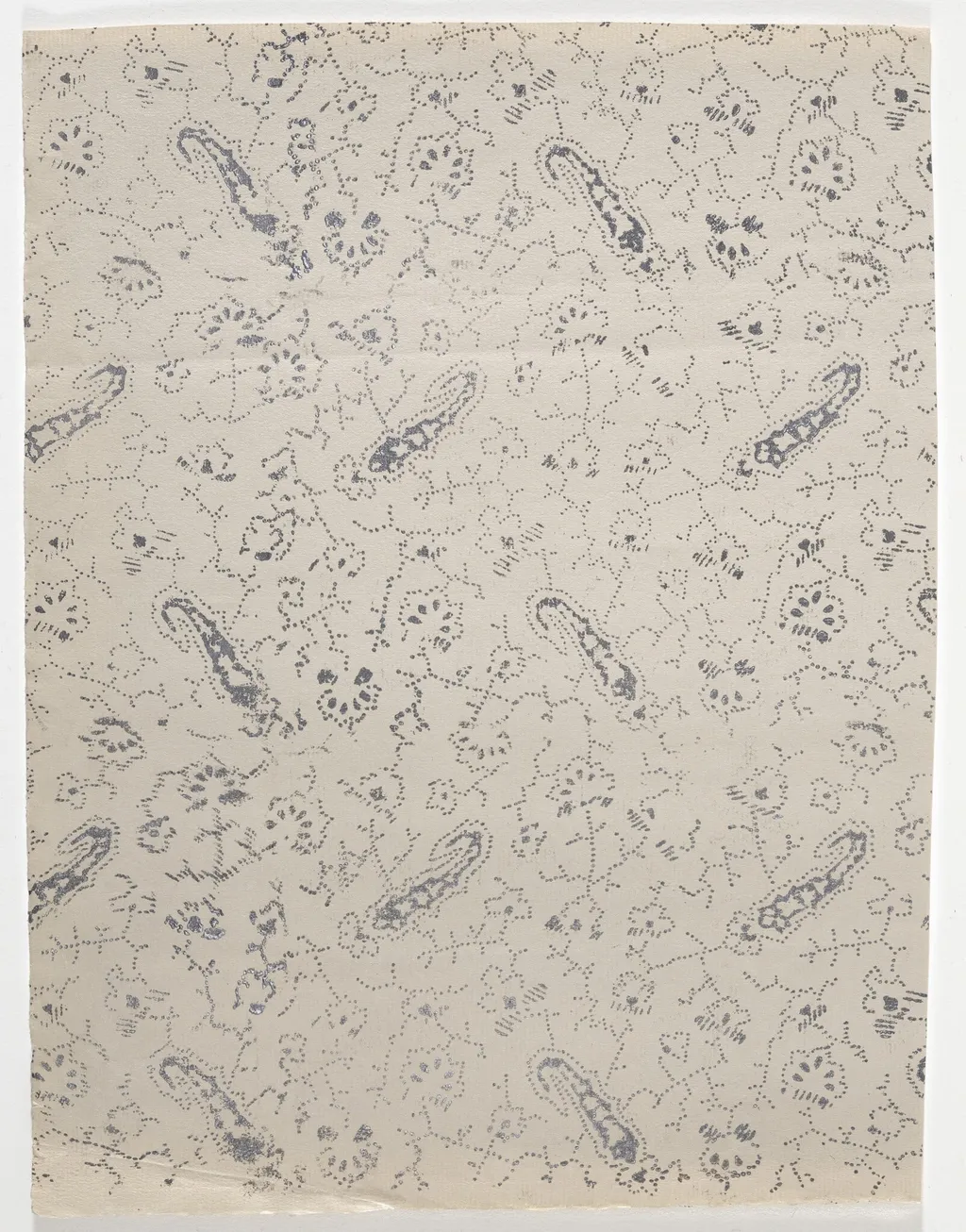 Endpaper, by German 19th Century, ink, 1850