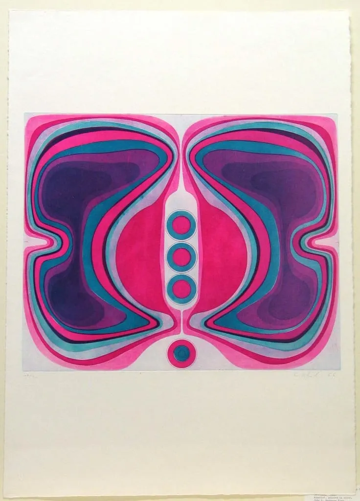 Untitled, by Gernot Bubenik, ink, 1966