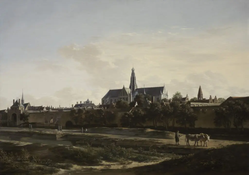 A View of Haarlem, by Gerrit Adriaenszoon Berckheyde