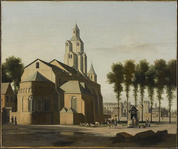 Church of Saint Cecilia, Cologne, by Gerrit Adriaenszoon Berckheyde