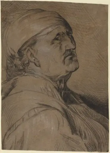 Head of an Old Man, by Gerrit Claesz Bleker