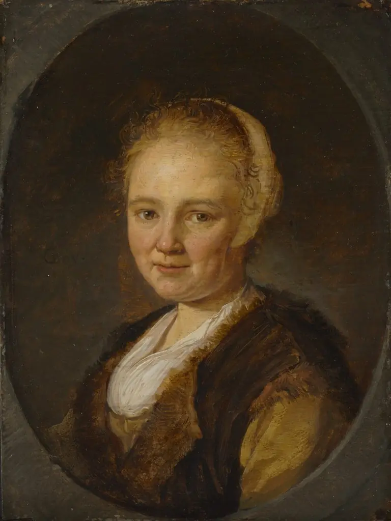A Young Woman, by Gerrit Dou