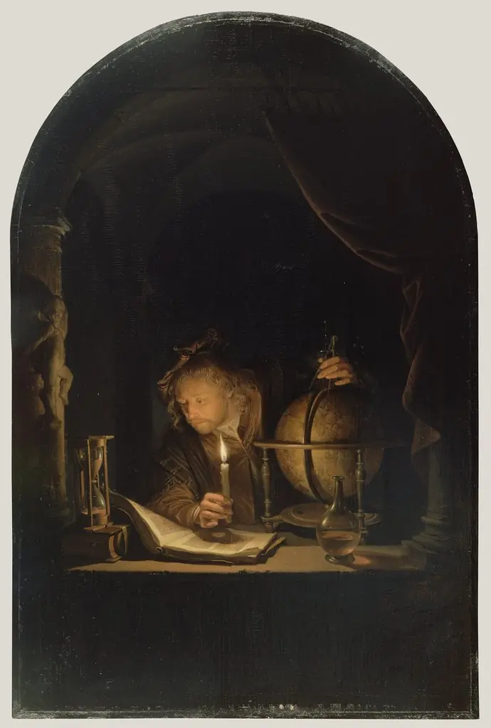 Astronomer by Candlelight, by Gerrit Dou