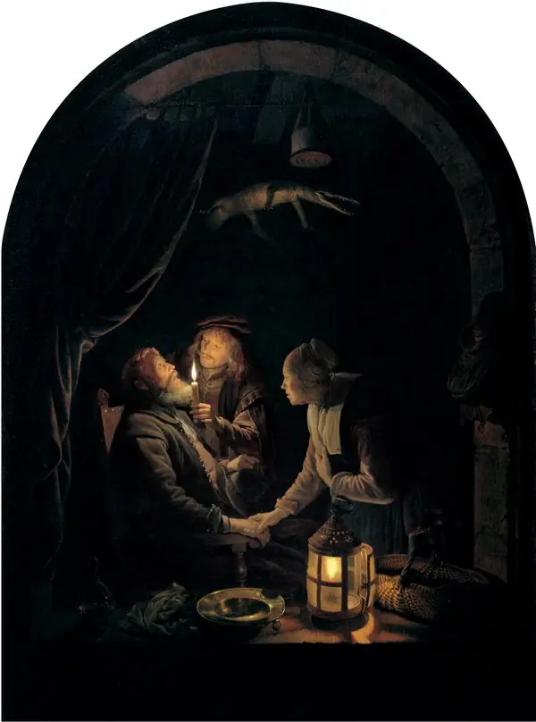 Dentist by Candlelight, by Gerrit Dou