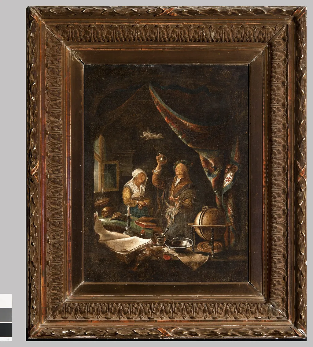 Doctor’s appointment, by Gerrit Dou, oil, 1654