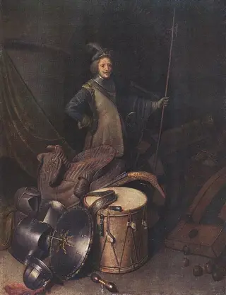 Portrait of an Officer, by Gerrit Dou, 1630