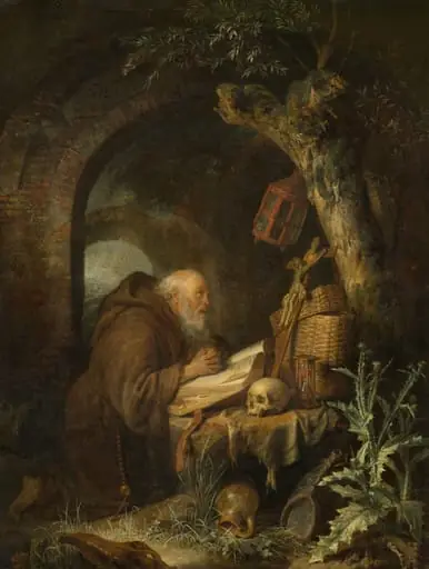 The Hermit, by Gerrit Dou