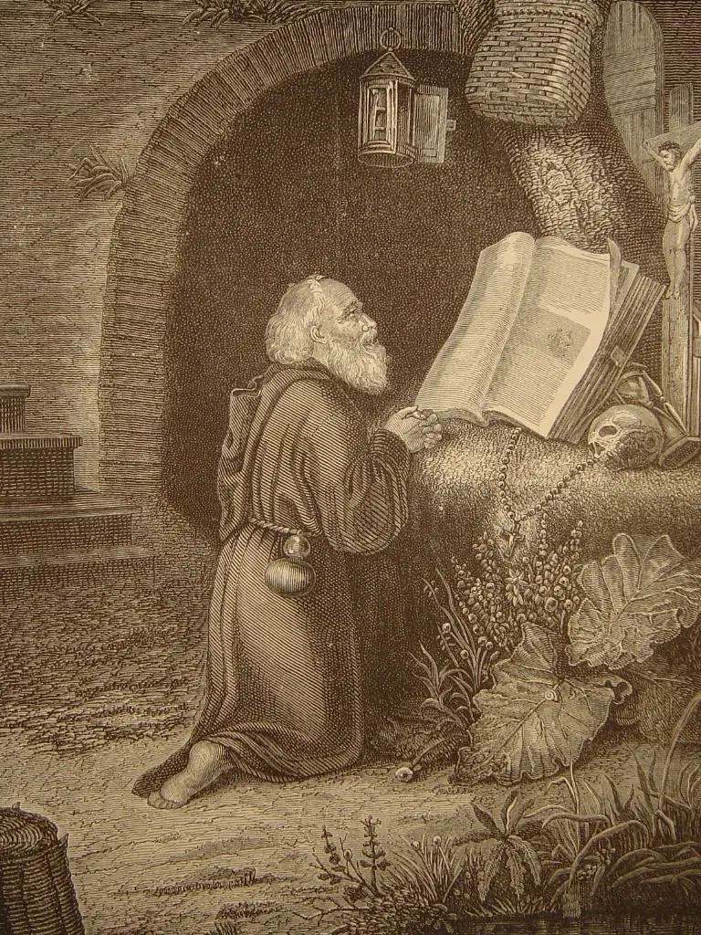 The Hermit Praying, by Gerrit Dou