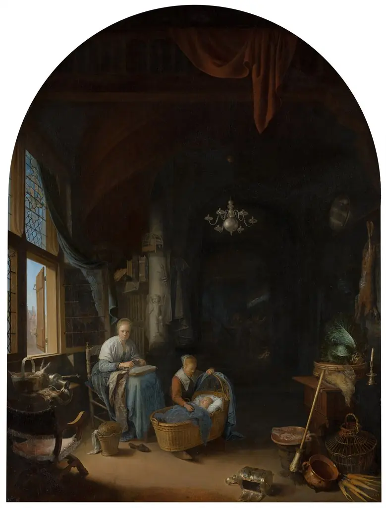 The Young Mother, by Gerrit Dou