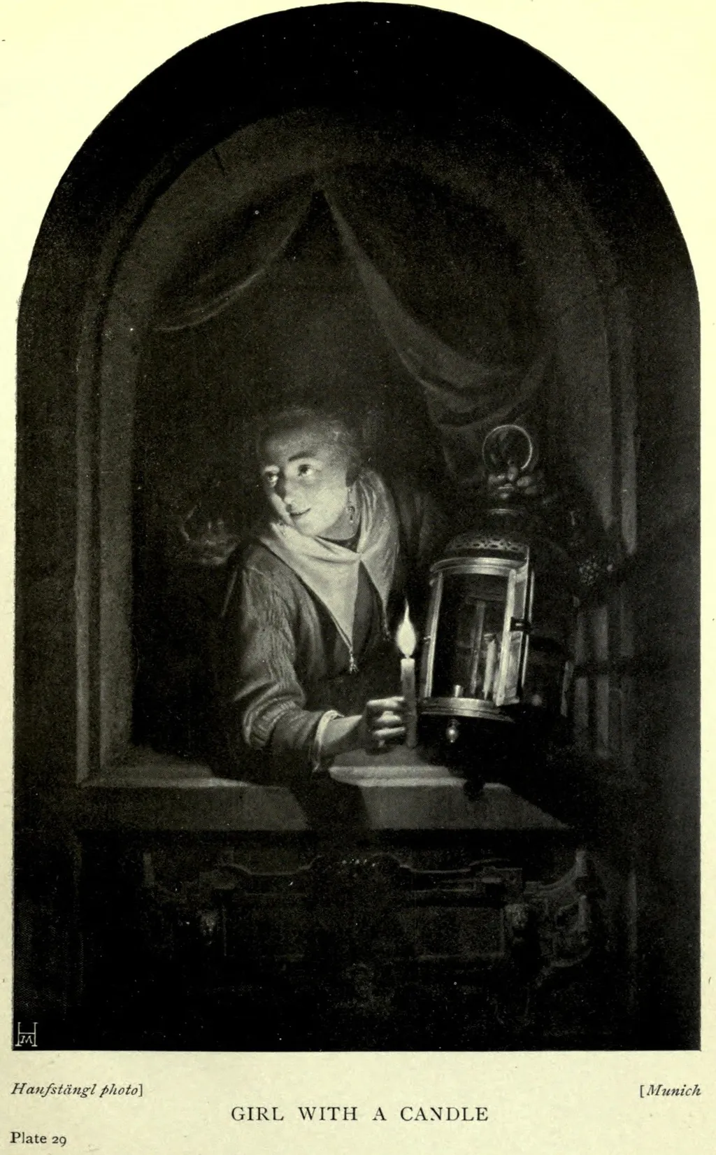 Young Woman with a Candle, by Gerrit Dou, oil, 1658