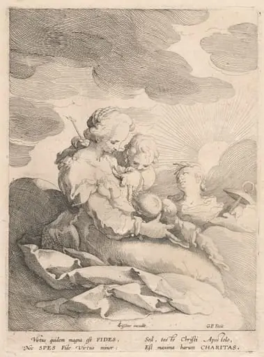 Charity with Faith and Hope, by Gerrit Pietersz Sweelinck
