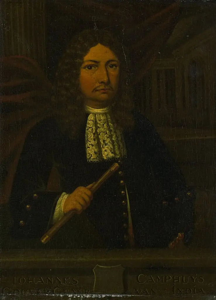 Portrait of Johannes Camphuys (1634-95), Gouverneur-generaal (1684-91), by Gerrit van Goor