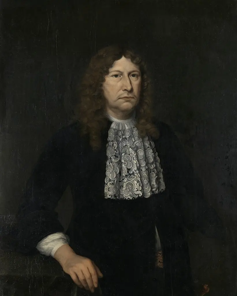 Portrait of Johannes Camphuys (1634-95). Gouverneur-generaal (1684-91), by Gerrit van Goor