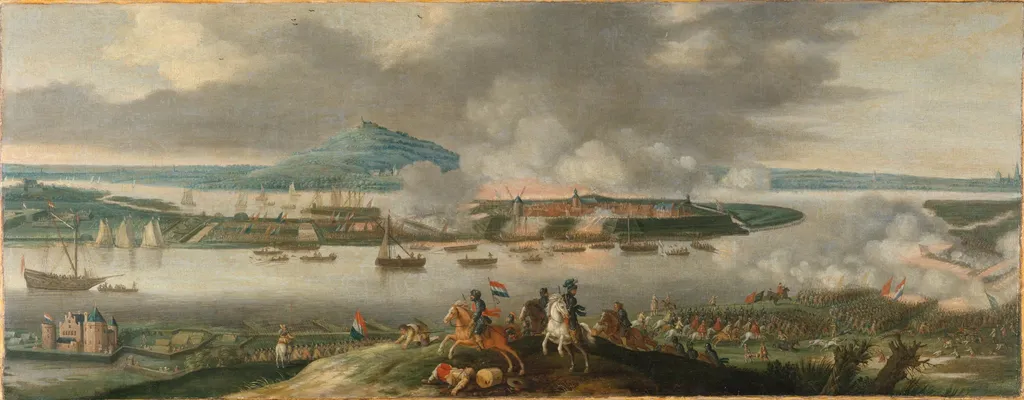 Het beleg van Schenkenschans in 1636, by Gerrit van Santen, unspecified, 1644