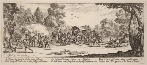 Attack on a Coach, by Gerrit van Schagen
