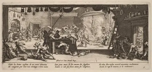 Plundering a Large Farmhouse, by Gerrit van Schagen