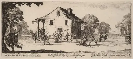 Scene of Pillage, by Gerrit van Schagen
